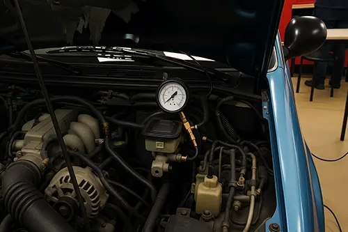 Fuel pressure bleed-down symptoms: steps, tools, and a clean retest