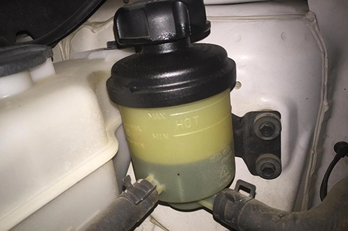 Hyundai Tucson (2016–2021): Power Steering Fluid Service—Flush, Air Bleeding and Noise Diagnosis