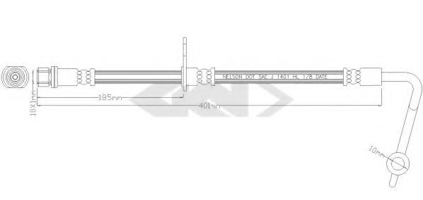 340399 SPIDAN Wheel Suspension Track Control Arm