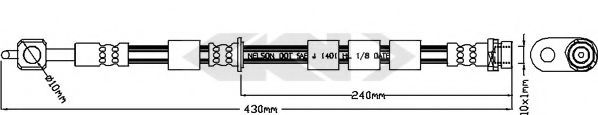 340489 SPIDAN Wheel Suspension Track Control Arm