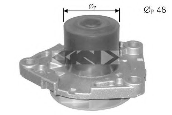91495 SPIDAN Cooling System Water Pump