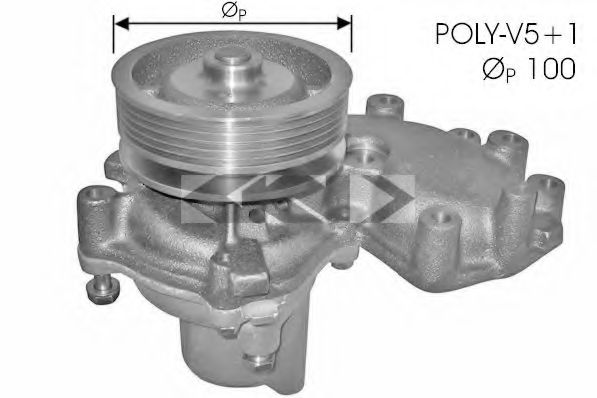 91237 SPIDAN Cooling System Water Pump