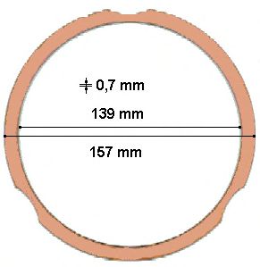 751.812 ELRING O-Ring, cylinder sleeve