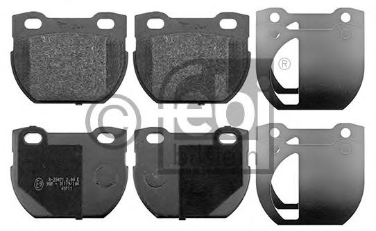 116115 FEBI+BILSTEIN Brake Pad Set, disc brake