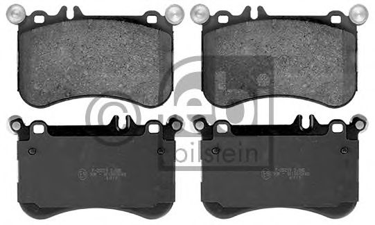 116134 FEBI+BILSTEIN Brake Pad Set, disc brake