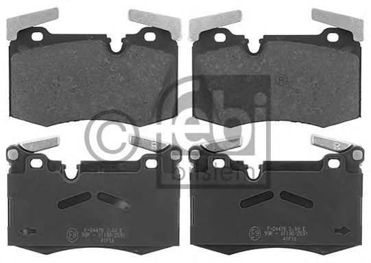 116145 FEBI+BILSTEIN Brake Pad Set, disc brake