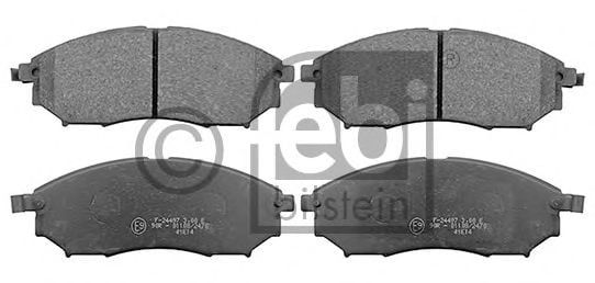 116188 FEBI+BILSTEIN Brake Pad Set, disc brake