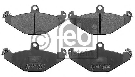 116189 FEBI+BILSTEIN Brake System Brake Pad Set, disc brake