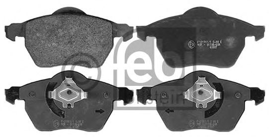 116213 FEBI+BILSTEIN Brake Pad Set, disc brake