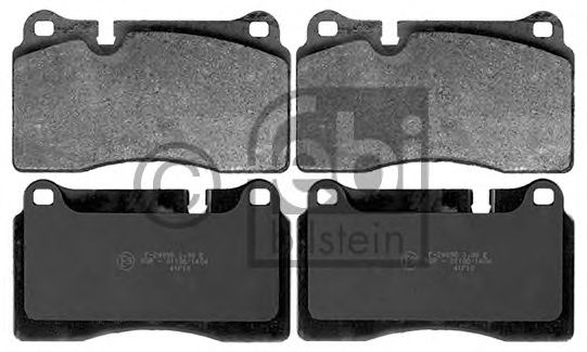 116219 FEBI+BILSTEIN Brake Pad Set, disc brake