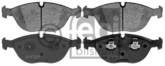16366 FEBI+BILSTEIN Brake Pad Set, disc brake