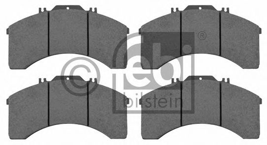 16597 FEBI+BILSTEIN Brake Pad Set, disc brake