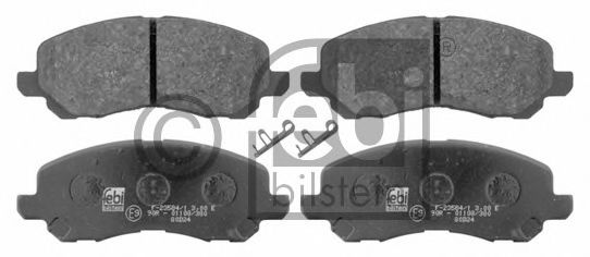 16644 FEBI+BILSTEIN Brake Pad Set, disc brake