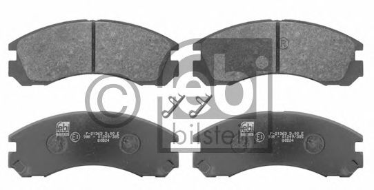16646 FEBI+BILSTEIN Brake Pad Set, disc brake
