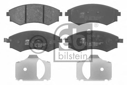 16681 FEBI+BILSTEIN Brake Pad Set, disc brake