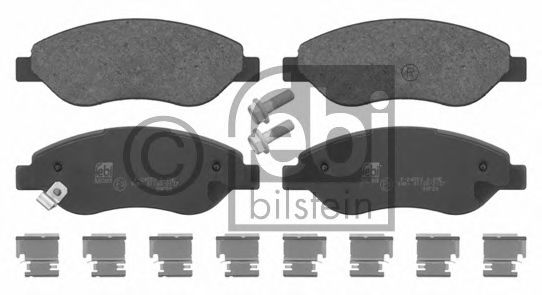 16698 FEBI+BILSTEIN Brake Pad Set, disc brake