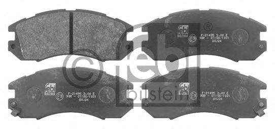 16720 FEBI+BILSTEIN Brake System Brake Pad Set, disc brake