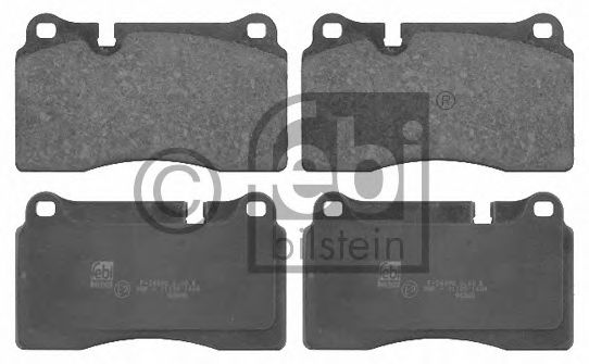 16734 FEBI+BILSTEIN Brake System Brake Pad Set, disc brake