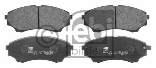 16739 FEBI+BILSTEIN Brake Pad Set, disc brake