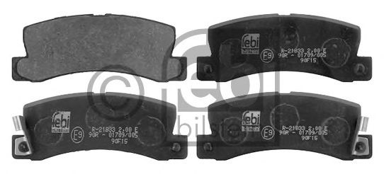 16743 FEBI+BILSTEIN Brake Pad Set, disc brake