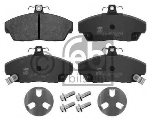 16800 FEBI+BILSTEIN Brake Pad Set, disc brake