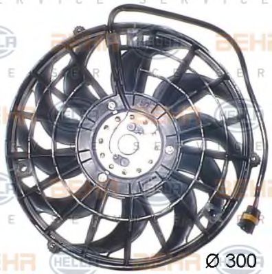 8EW 009 157-311 BEHR+HELLA+SERVICE Air Conditioning Fan, A/C condenser