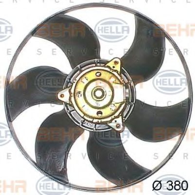 8EW 009 158-501 BEHR+HELLA+SERVICE Cooling System Fan, radiator