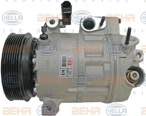 8FK 351 001-251 BEHR+HELLA+SERVICE Compressor, air conditioning