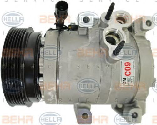 8FK 351 001-271 BEHR+HELLA+SERVICE Air Conditioning Compressor, air conditioning
