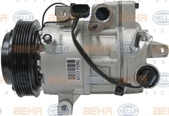 8FK 351 001-291 BEHR+HELLA+SERVICE Compressor, air conditioning