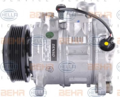 8FK 351 002-341 BEHR+HELLA+SERVICE Compressor, air conditioning