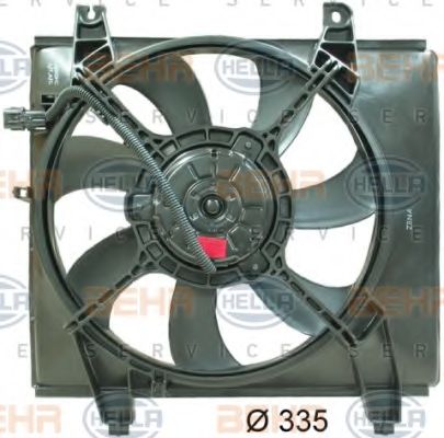 8EW 351 034-481 BEHR+HELLA+SERVICE Cooling System Fan, radiator