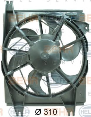 8EW 351 034-541 BEHR+HELLA+SERVICE Air Conditioning Fan, A/C condenser