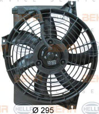 8EW 351 034-581 BEHR+HELLA+SERVICE Fan, A/C condenser