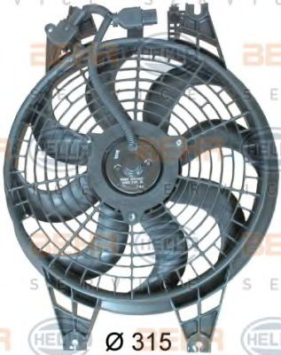 8EW 351 034-641 BEHR+HELLA+SERVICE Air Conditioning Fan, A/C condenser