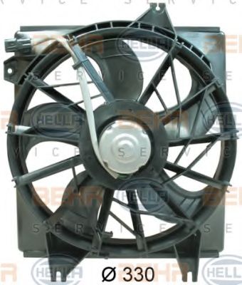 8EW 351 034-681 BEHR+HELLA+SERVICE Cooling System Fan, radiator