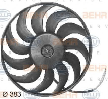 8EW 351 034-781 BEHR+HELLA+SERVICE Electric Motor, radiator fan