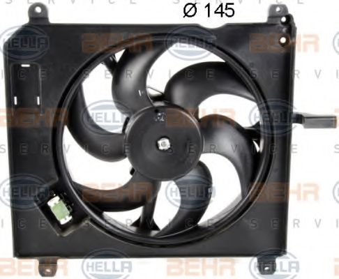 8EW 351 039-421 BEHR+HELLA+SERVICE Cooling System Fan, radiator