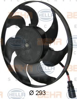 8EW 351 040-391 BEHR+HELLA+SERVICE Cooling System Fan, radiator