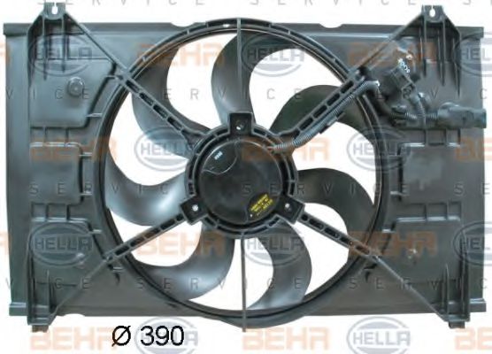 8EW 351 041-351 BEHR+HELLA+SERVICE Fan, radiator