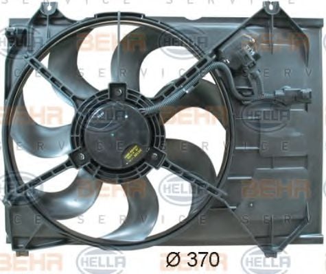 8EW 351 041-361 BEHR+HELLA+SERVICE Cooling System Fan, radiator
