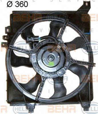 8EW 351 041-401 BEHR+HELLA+SERVICE Fan, radiator