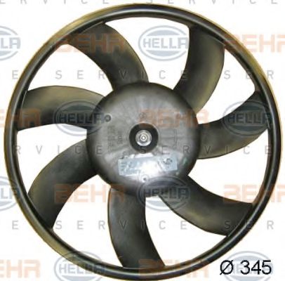 8EW 351 041-661 BEHR+HELLA+SERVICE Cooling System Fan, radiator