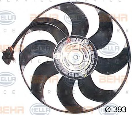 8EW 351 043-561 BEHR+HELLA+SERVICE Cooling System Electric Motor, radiator fan