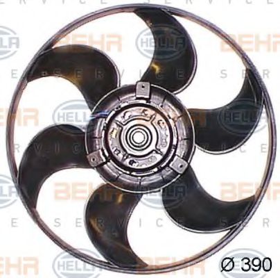 8EW 351 043-681 BEHR+HELLA+SERVICE Cooling System Fan, radiator