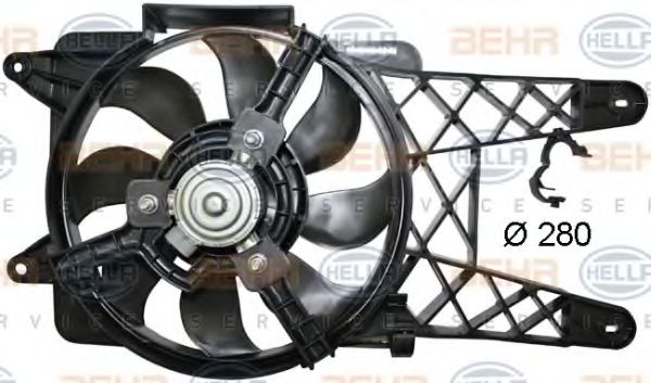 8EW 351 044-091 BEHR+HELLA+SERVICE Cooling System Fan, radiator