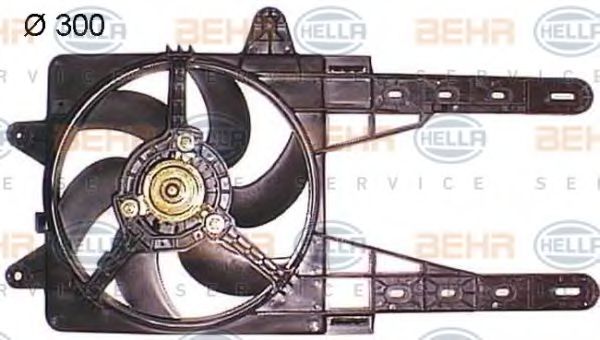 8EW 351 044-141 BEHR+HELLA+SERVICE Охлаждение Вентилятор, охлаждение двигателя