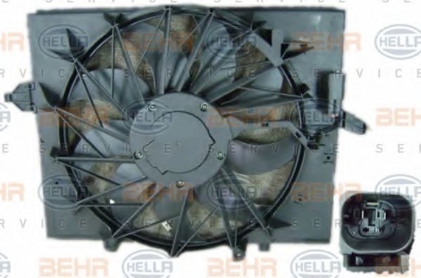 8EW 351 104-451 BEHR+HELLA+SERVICE Cooling System Fan, radiator