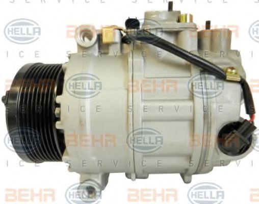 8FK 351 105-571 BEHR+HELLA+SERVICE Air Conditioning Compressor, air conditioning
