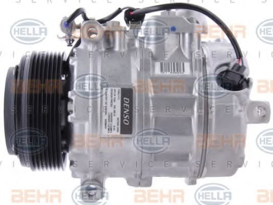8FK 351 111-091 BEHR+HELLA+SERVICE Compressor, air conditioning